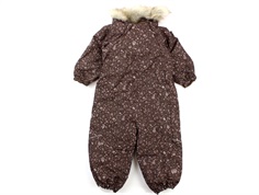 Wheat snowsuit Nickie cone and flowers